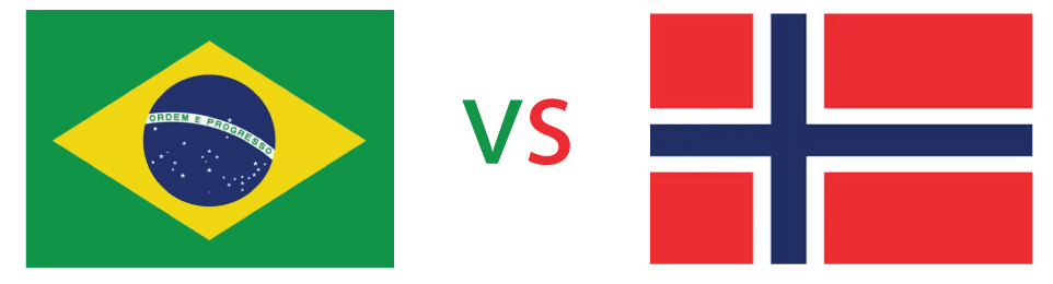 Brazil VS Norway 1-2